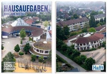 Cover Design Vorlage 2 SchülerPlaner - Vorderseite / Rückseite