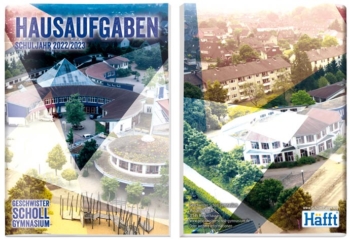 Cover Design Vorlage 3 SchülerPlaner - Vorderseite / Rückseite