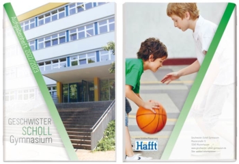 Cover Design Vorlage 11 SchülerPlaner - Vorderseite / Rückseite