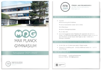 Beispiel SchülerPlaner 21/22 – Max-Planck-Gymnasium Beispiel SchülerPlaner 21/22 - Max-Planck-Gymnasium