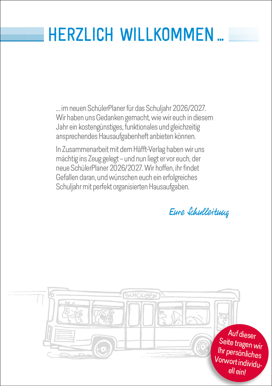 Neutrales Design - Vorlage Willkommen