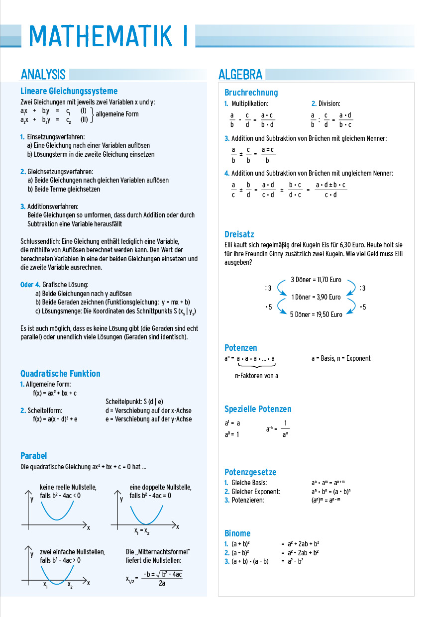 Neutrales Design - Vorlage Mathe